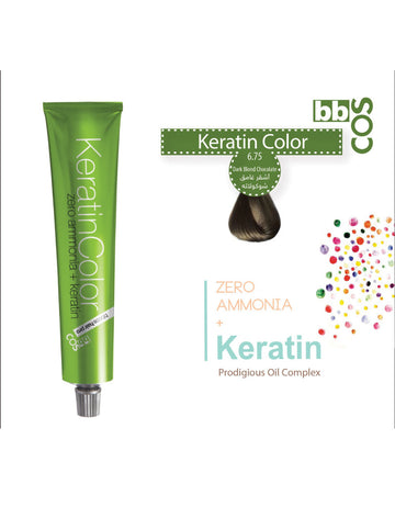 Keratin Hair Color 100 ml 6.75